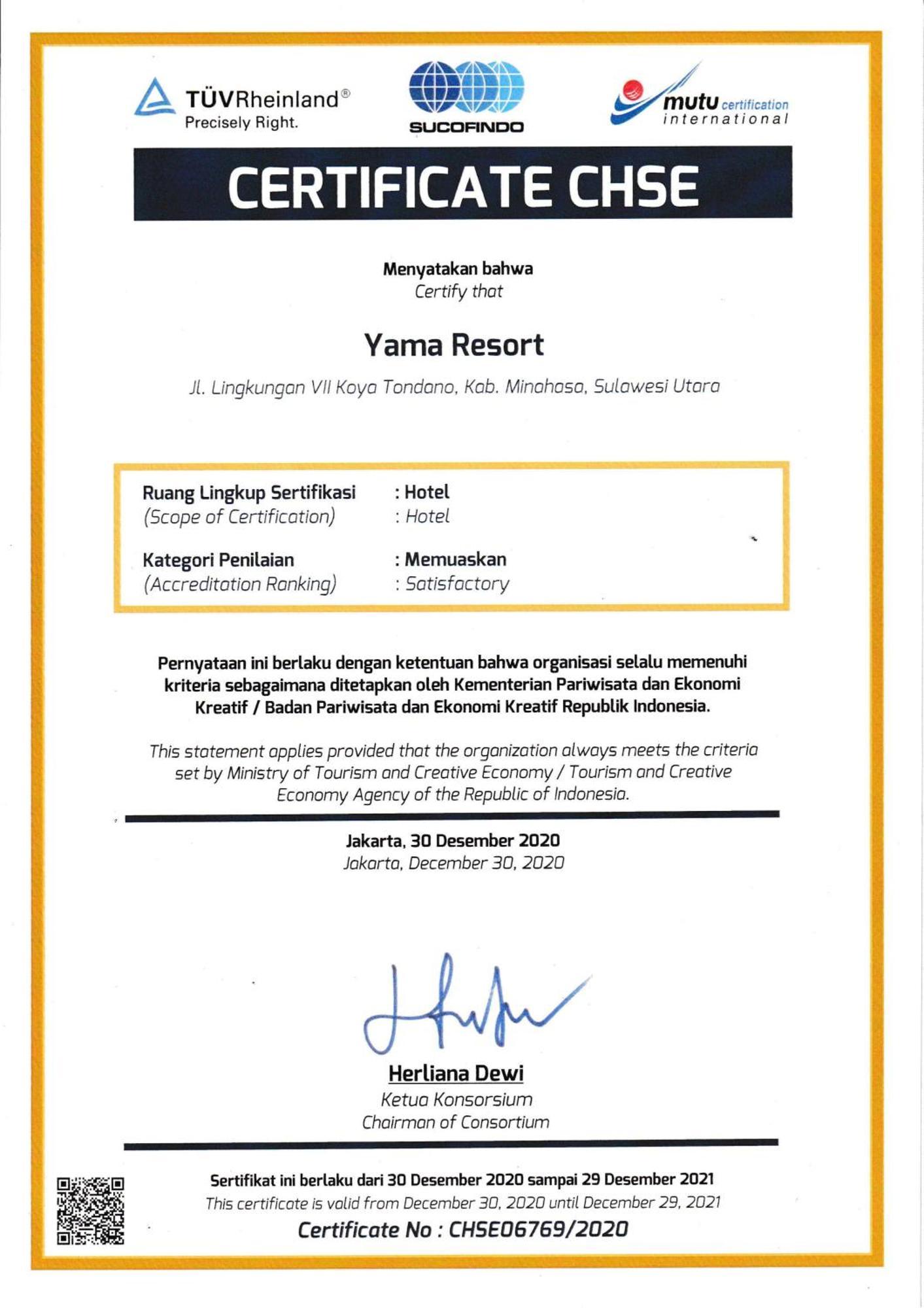 Yama Resort Indonesia Tondano 外观 照片